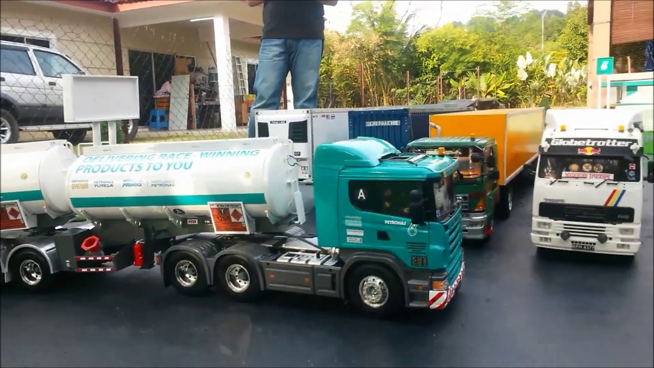 rc scania petronas tanker 1/14 first delivery