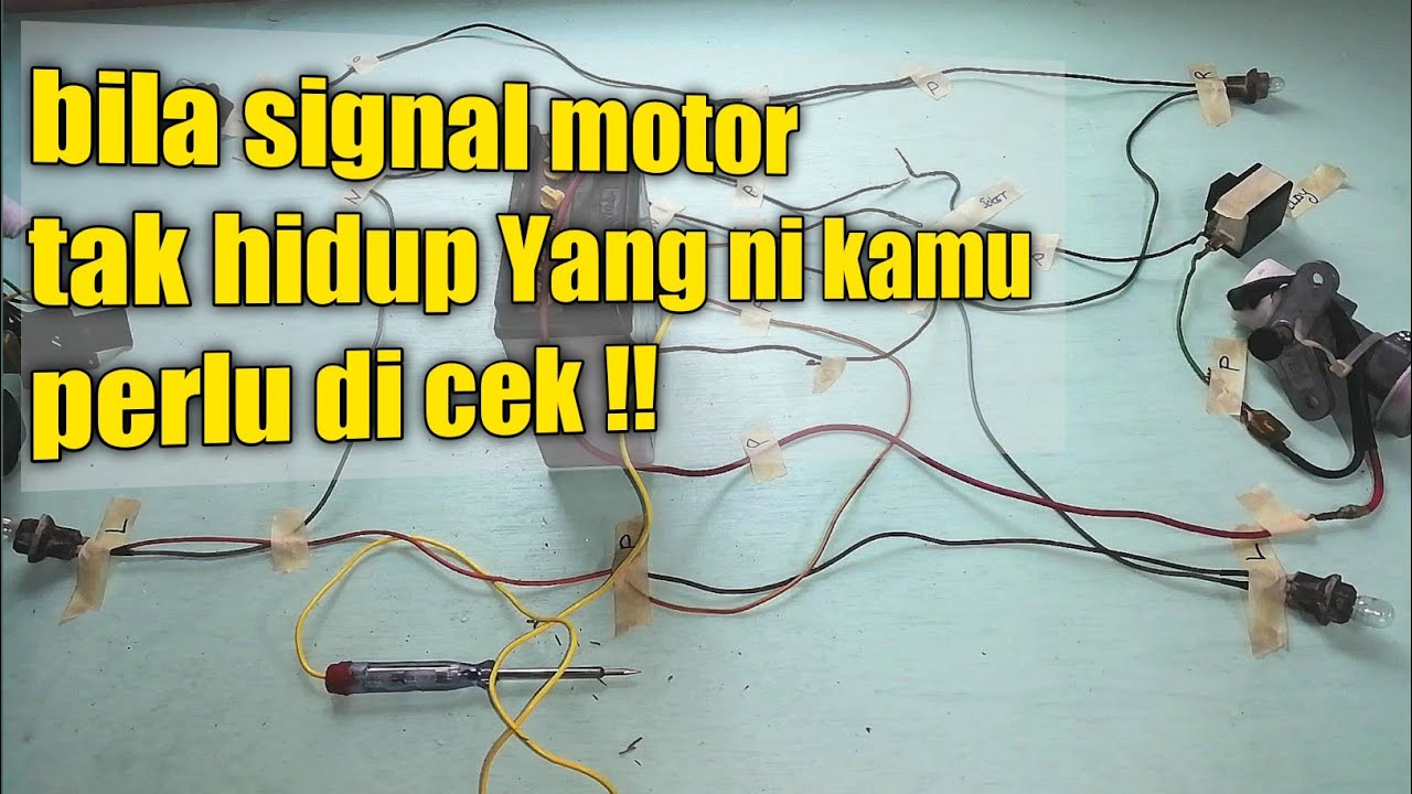 Cara Wiring Signal Semua Motor