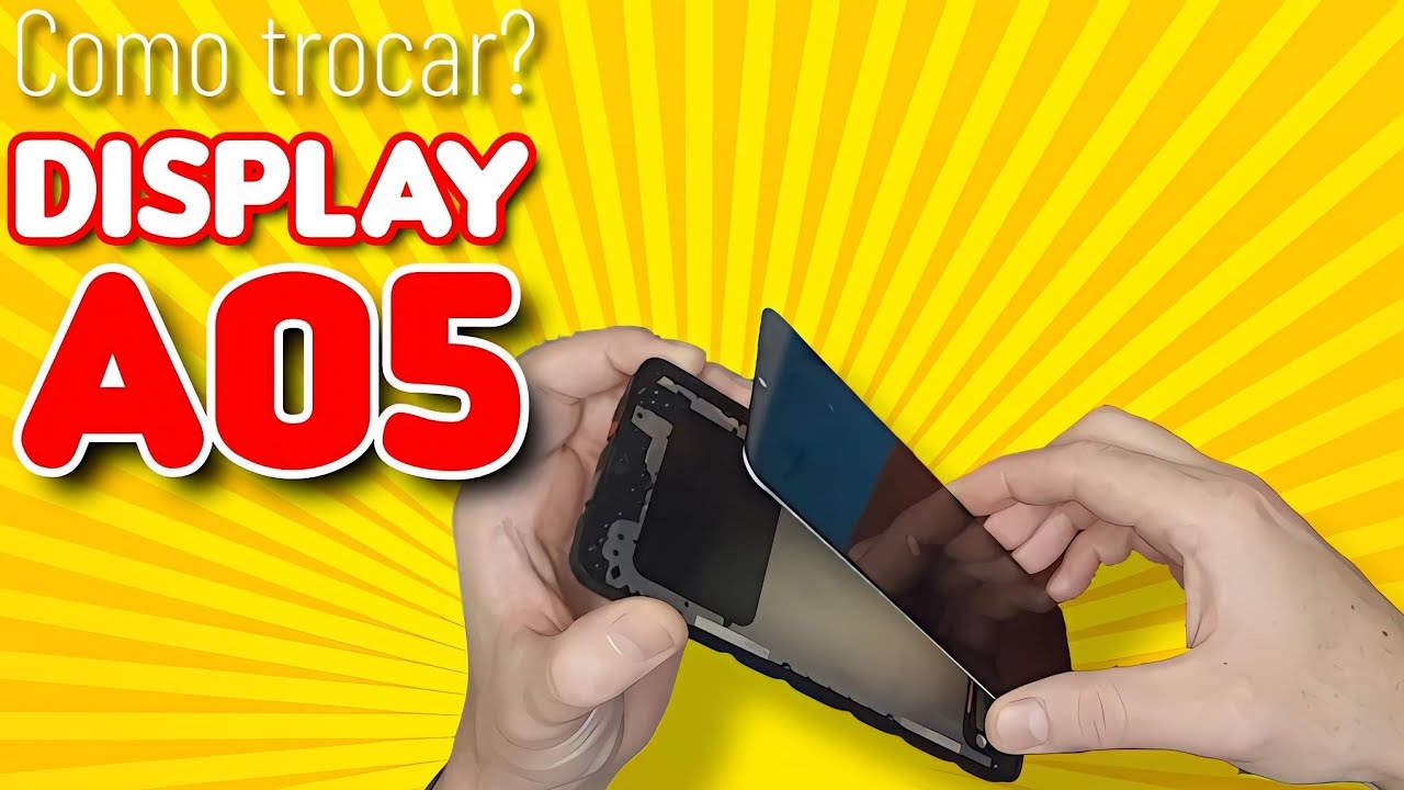 Troca de Tela Samsung A05 | Display Quebrado | Troca de Frontal A055
