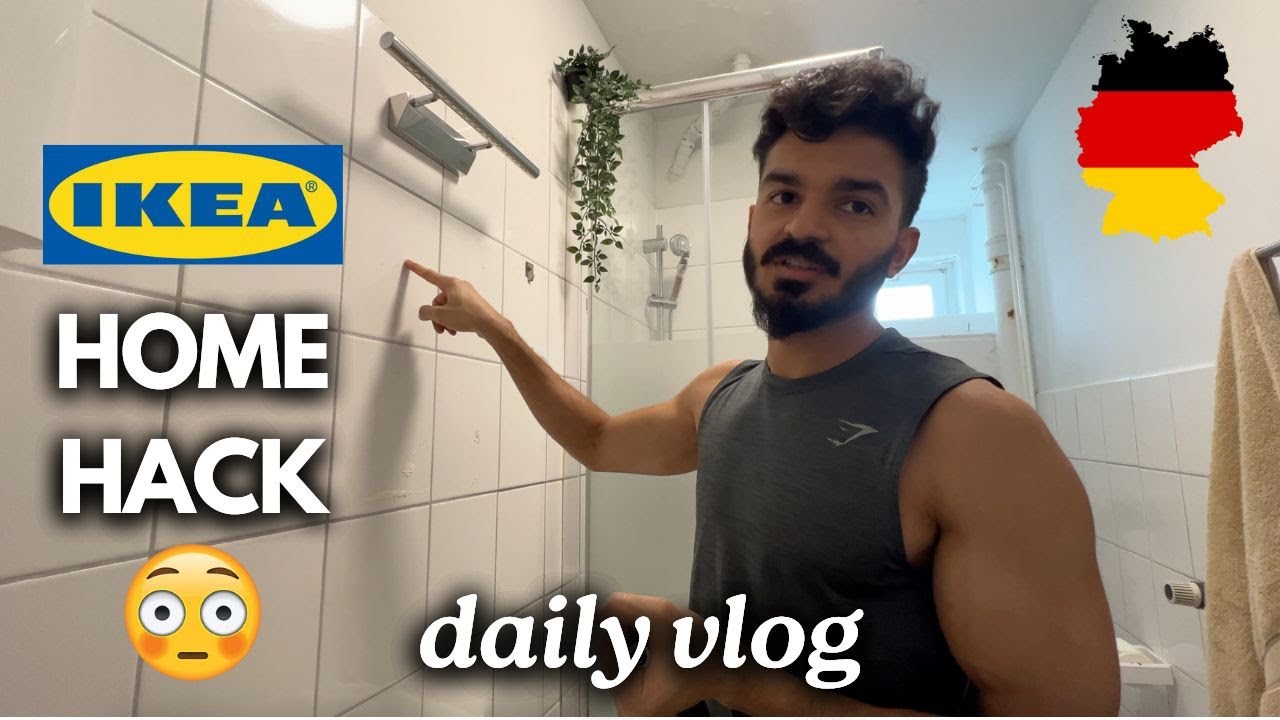 Almost broke our bathroom wall 😱 | Daily Vlogs | Indian Couple in Germany 🇮🇳🇩🇪