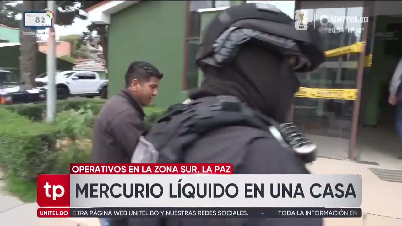 Hallan más de 300 frascos de mercurio en un domicilio y en un vehículo en La Paz