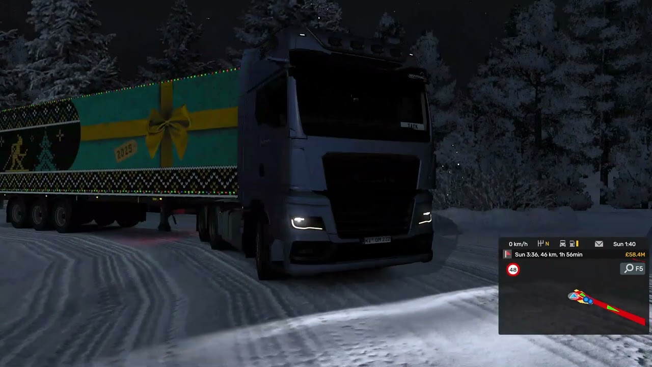 ❄️ ETS2 Winterland Event – First Look | TruckersMP Convoy (MAN vs Actros) ❄️
