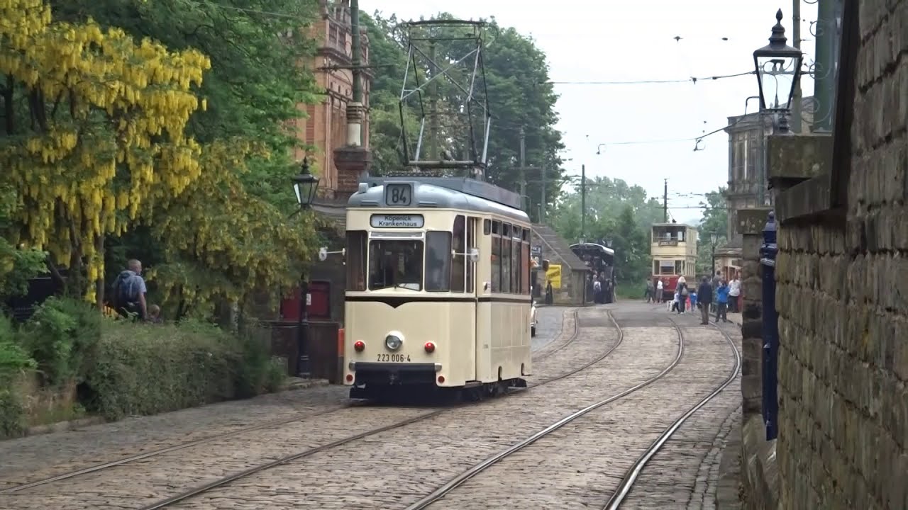 Historic Berlin Tram at Crich Tramway Village/Museum, UK; Berliner Straßenbahn, Rekowagen, Köpenick