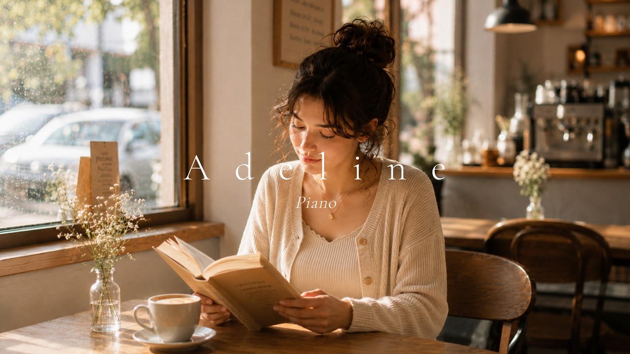 [Playlist] Refreshing Piano for Reading & Study 📖 [No Ads] Upbeat Cafe BGM, Focus | Adeline Piano