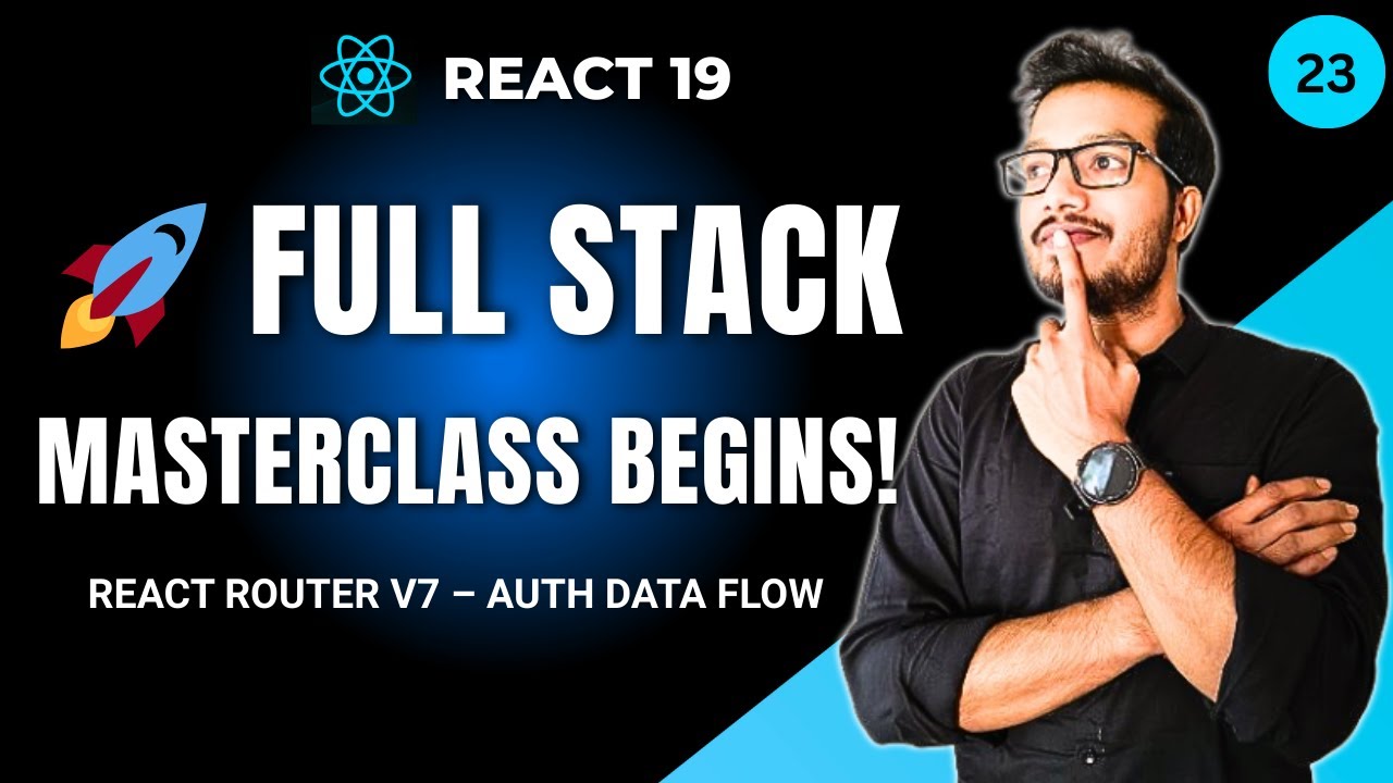 React 19 Full Stack Masterclass Ep 23 – Profile Page & Auth Data Flow React Router v7