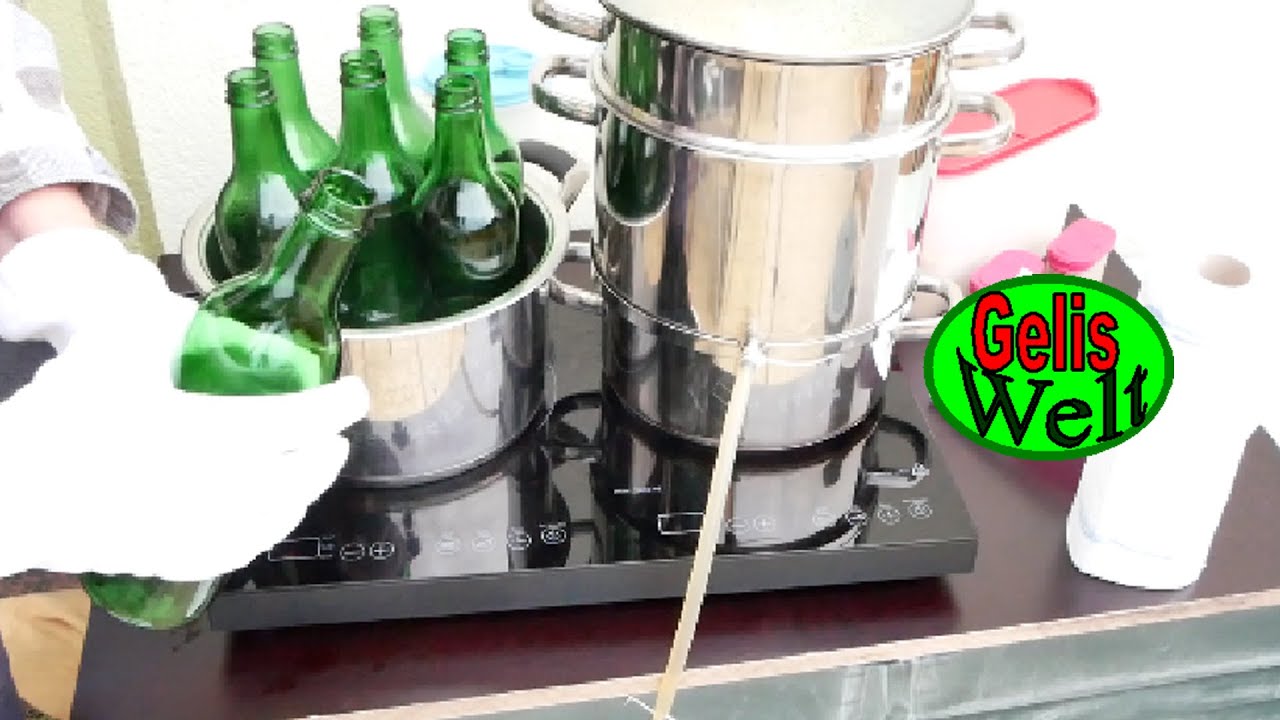 Äpfel mit Dampf entsaften und haltbar machen