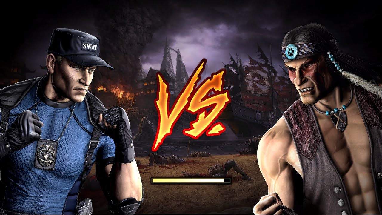 STRYKER VS NIGHTWOLF mortal kombat (⌐■_■)😎🧜‍♂️