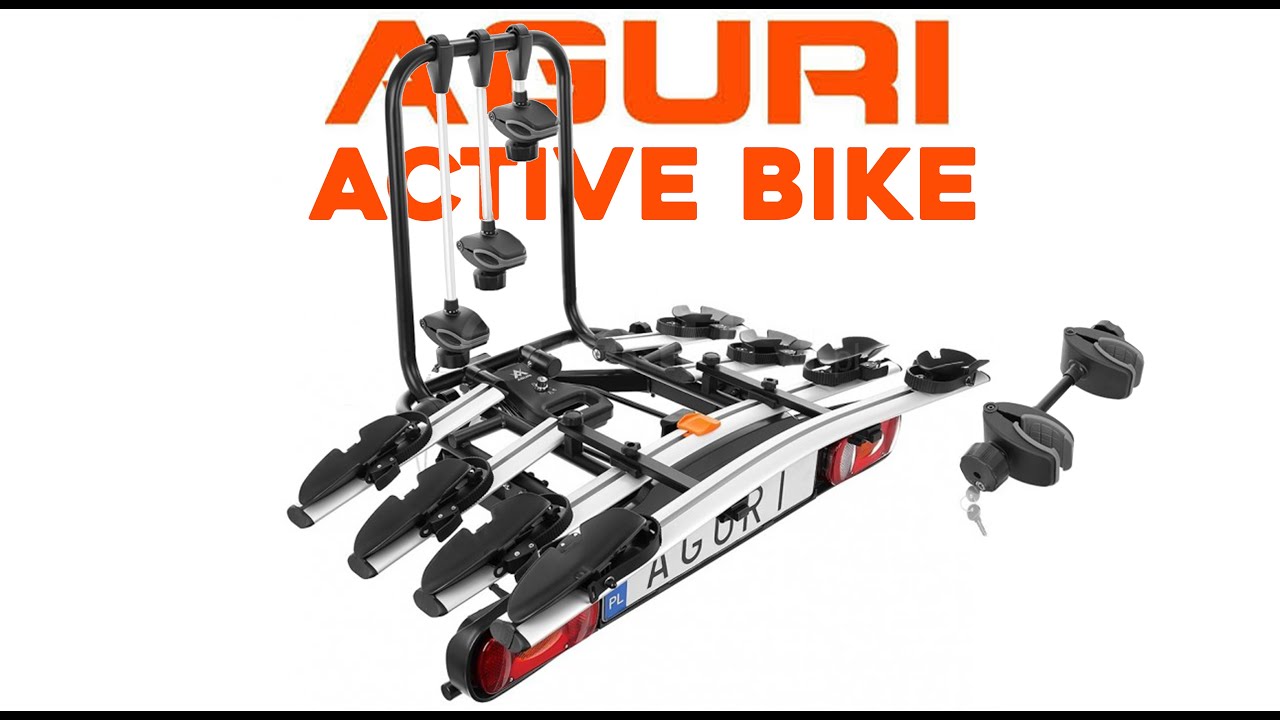 Bagażnik rowerowy na hak holowniczy Aguri Active Bike