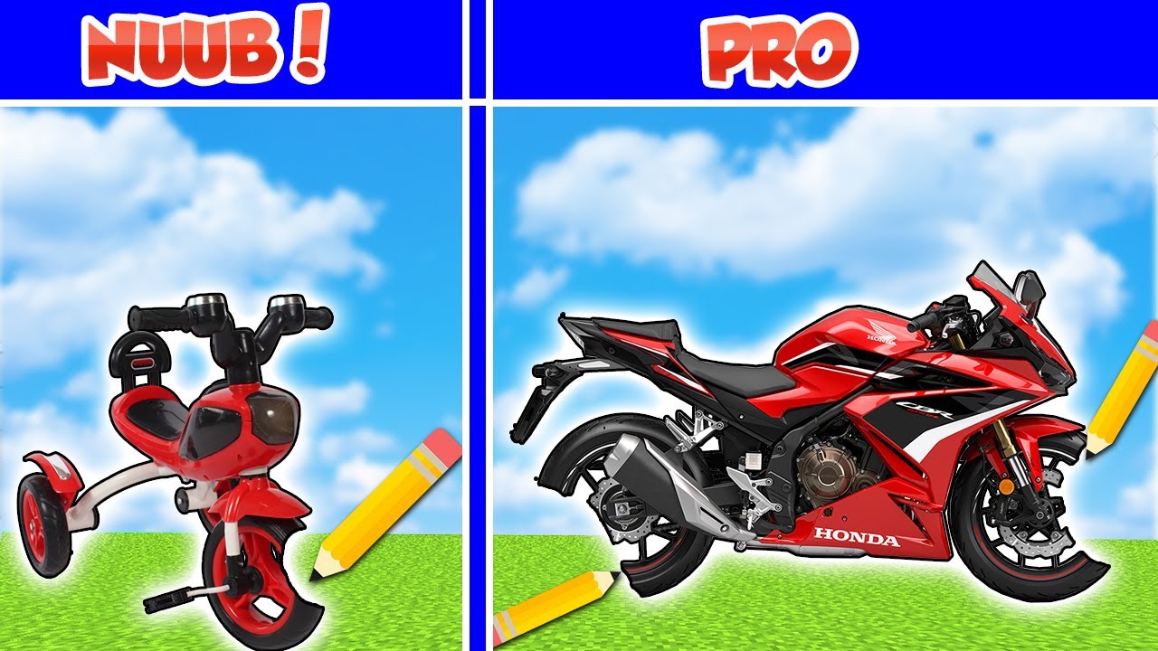 AKU NAIK MOTOR PALING ANEH SEDUNIA !!! DI GAMBAR JADI NYATA !!