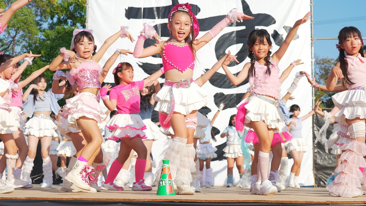 [4K] スタジオX K-POPジュニアチーム 2回目　すずかフェスティバル 2025 (すずフェス) 日曜日 (中央)