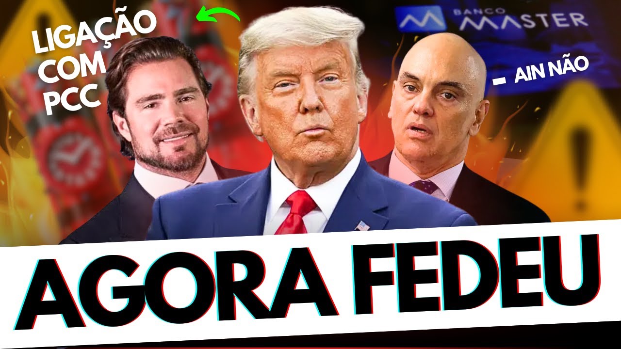 🚨EUA ENTRAM NO CASO BANCO MASTER, LIGAÇÃO COM PCC APARECE E SISTEMA BRASILEIRO ENTRA EM PÂNICO