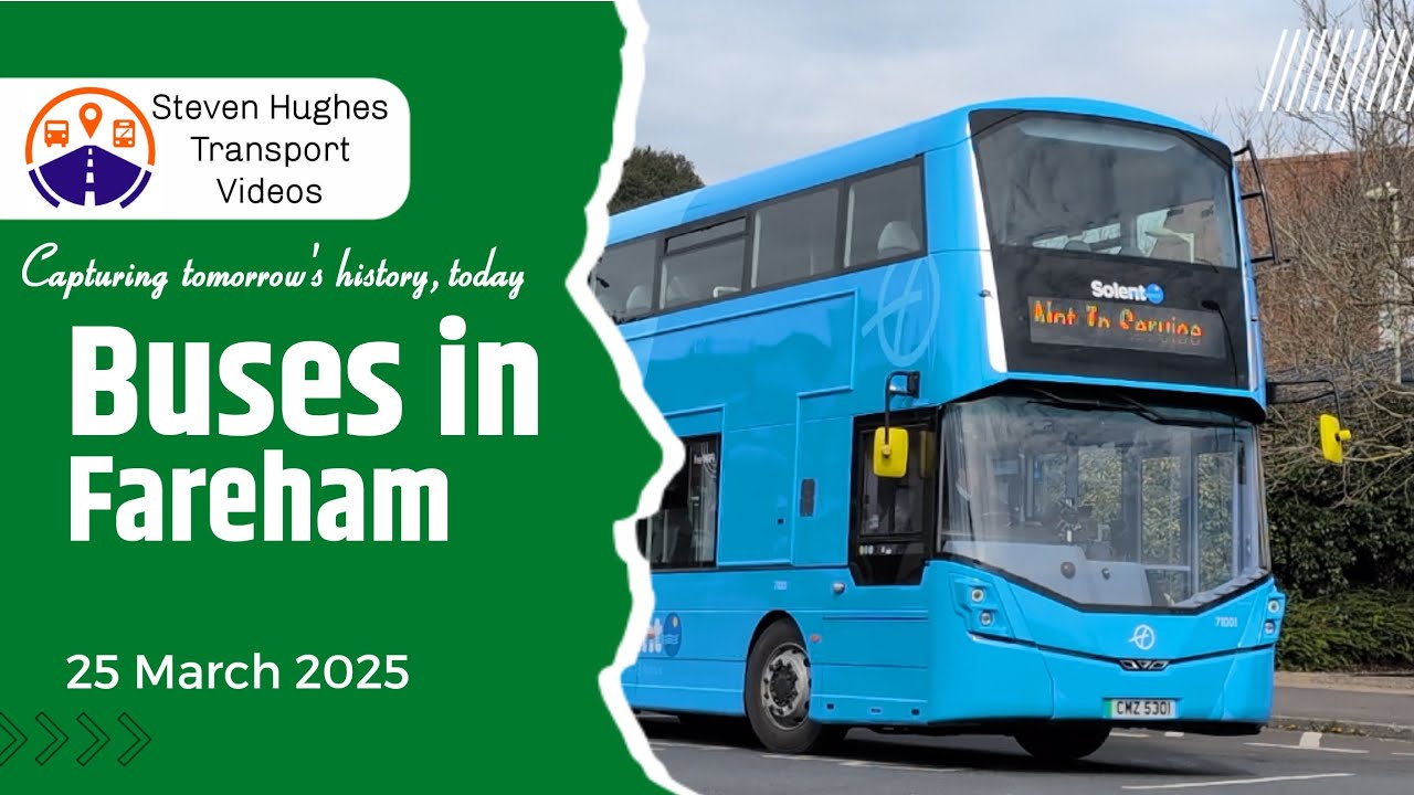 Buses in Fareham 25 March 2025
