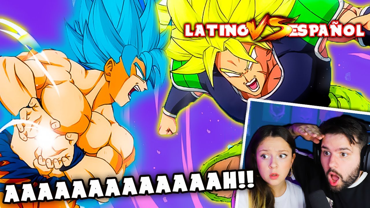 ESPAÑOLES REACCIONAN a DRAGON BALL LATINO!!💥🔥GOKÚ se TRANSFORMA en SSJ BLUE VS BROLY!!🔥