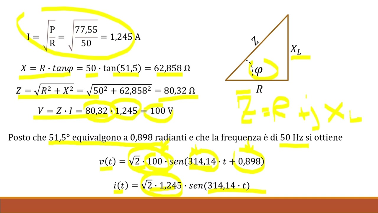 Esercizi Circuiti RL serie e parallelo. #elettrotecnica
