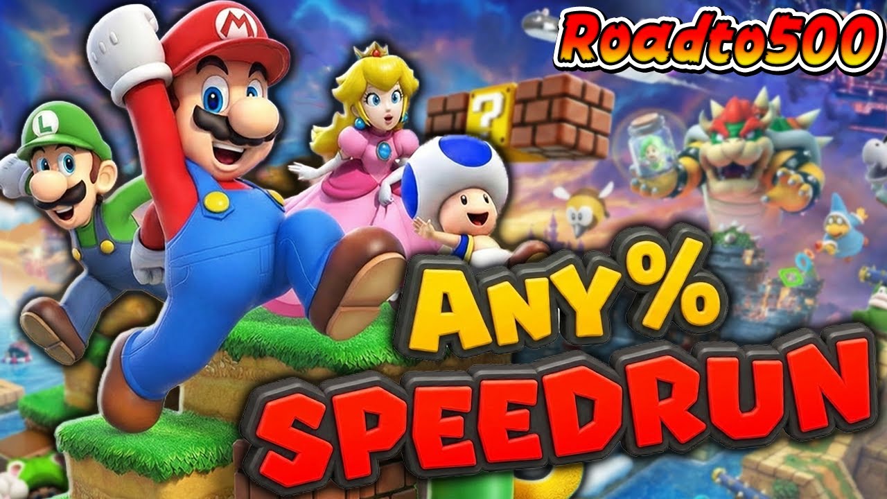 🔴LIVE | ROAD TO 500 Abonnenten | Super Mario 3D World Any% Speedrun Training!