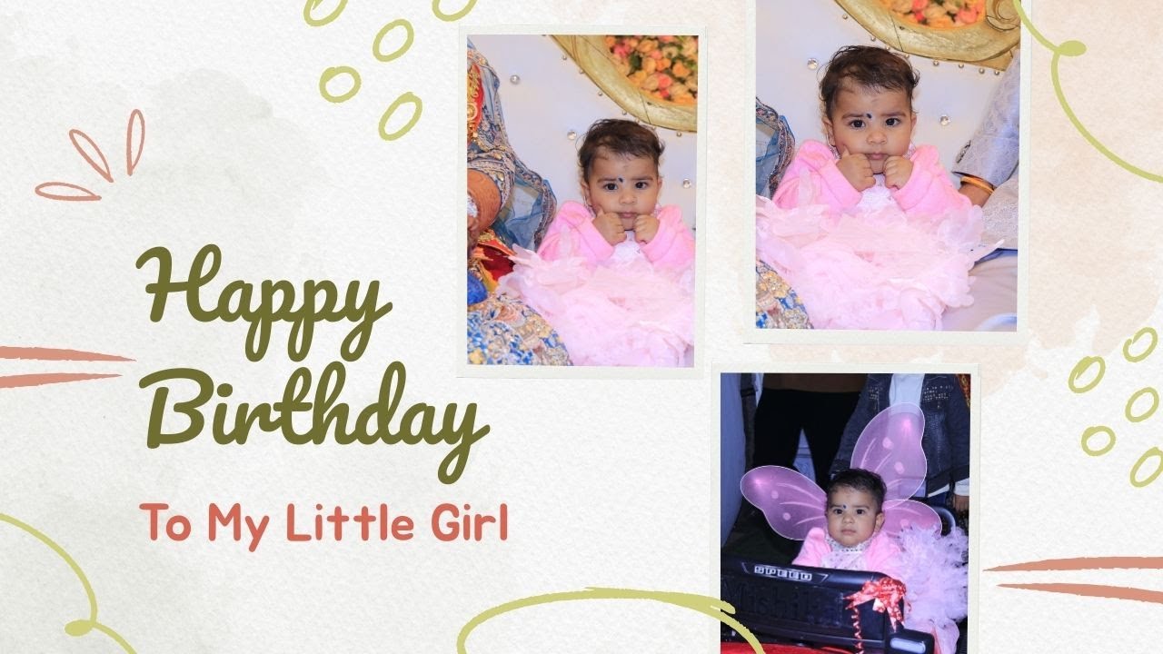 Cake, Candles & Cuteness 🎂 | Mishika’s 1st Birthday