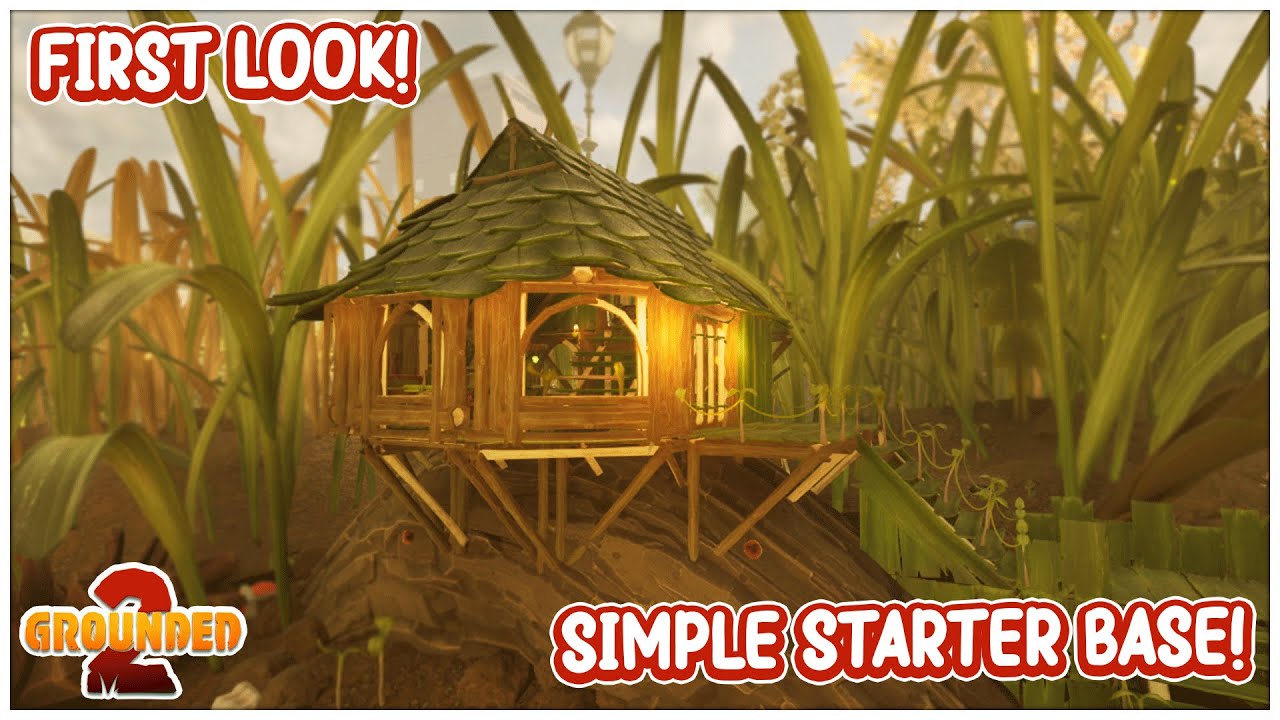 Simple Cozy Starter Base | Exploring Creative Mode | Grounded 2 Speed Build