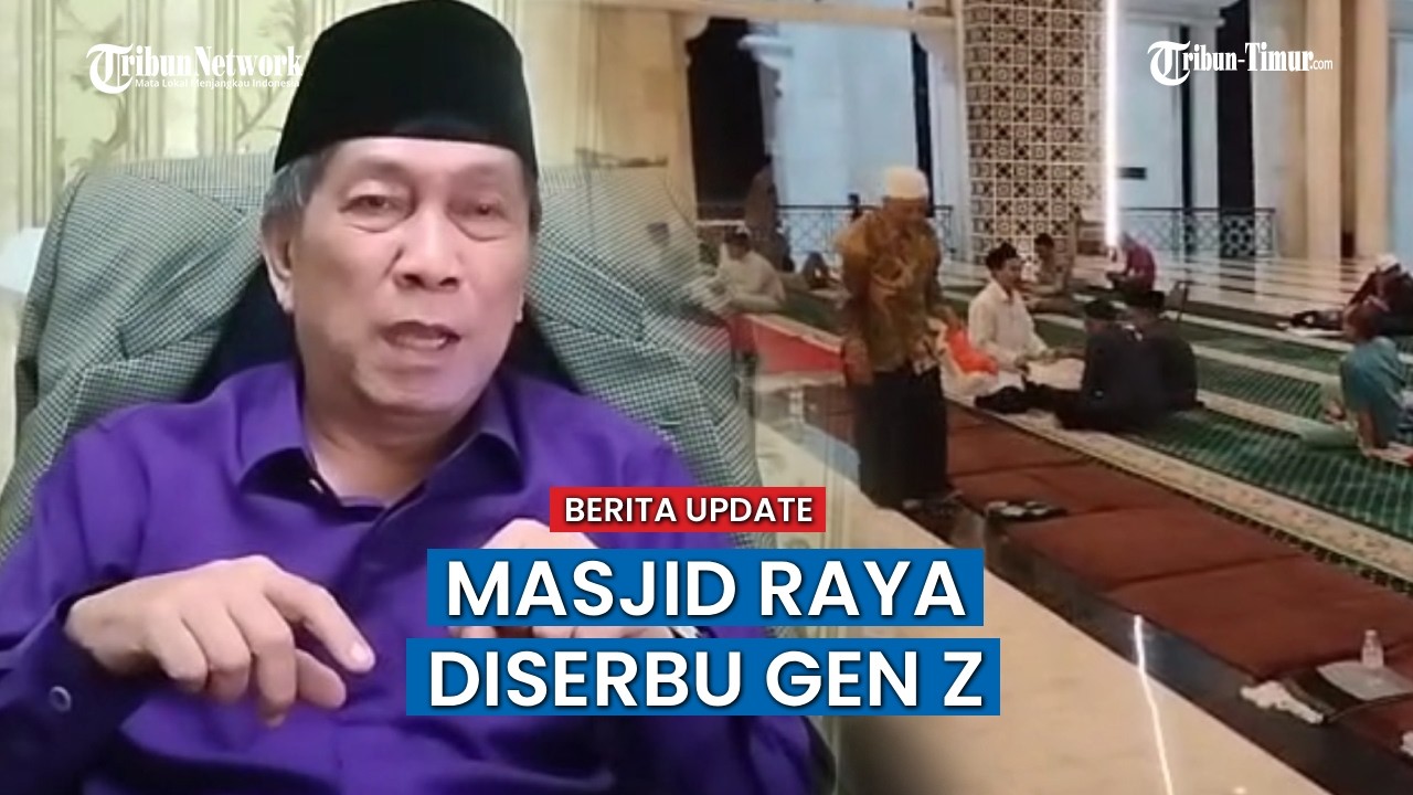 Viral! Masjid Raya Makassar Dibanjiri Gen Z di Malam Itikaf, Pengurus Takjub: Ini Fenomena Baru