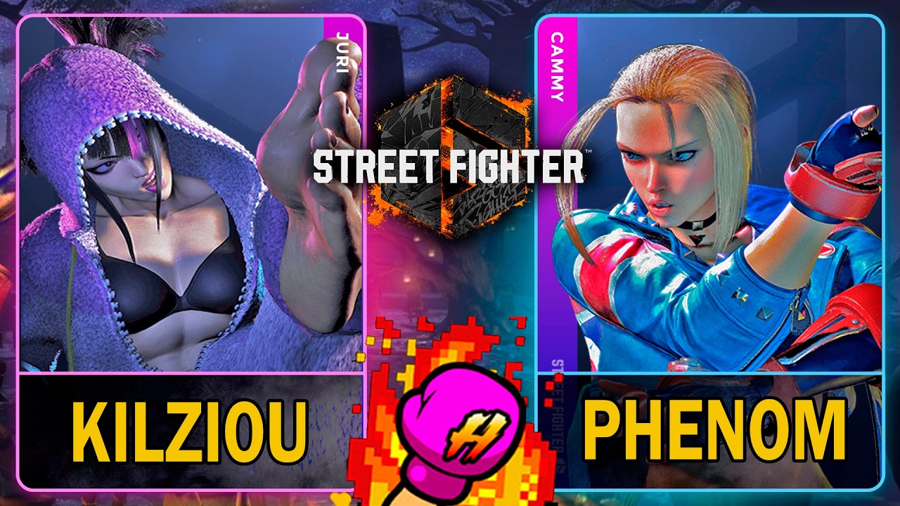SF6 Kilzyou (JURI) VS Phenom (CAMMY)🥊Street Fighter 6🥊スト6🥊4K 60ᶠᵖˢ