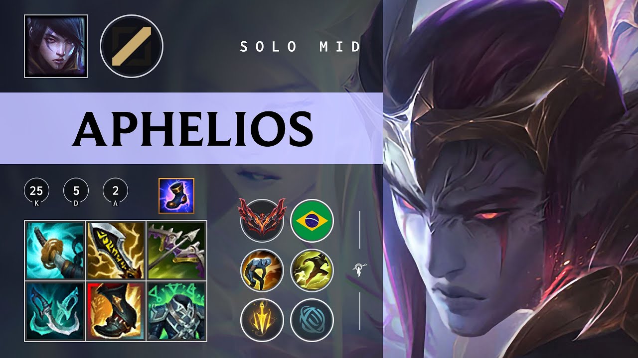 Aphelios Mid vs Swain - BR Grandmaster Patch 26.02