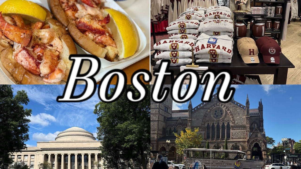 [보스턴🇺🇸] 보스턴브이로그. Fall in Love with Boston/  미국 동부여행 / 퀸즈마켓 / 하버드대학교 / MIT / 덕투어 
