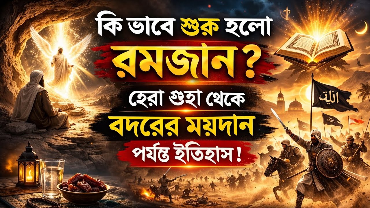 রমজানের সর্ব প্রথম ইতিহাস। বদরের প্রান্তে রোজাদারদের ঈমানের অবিশ্বাস্য ইতিহাস।  #IslamicHistory
