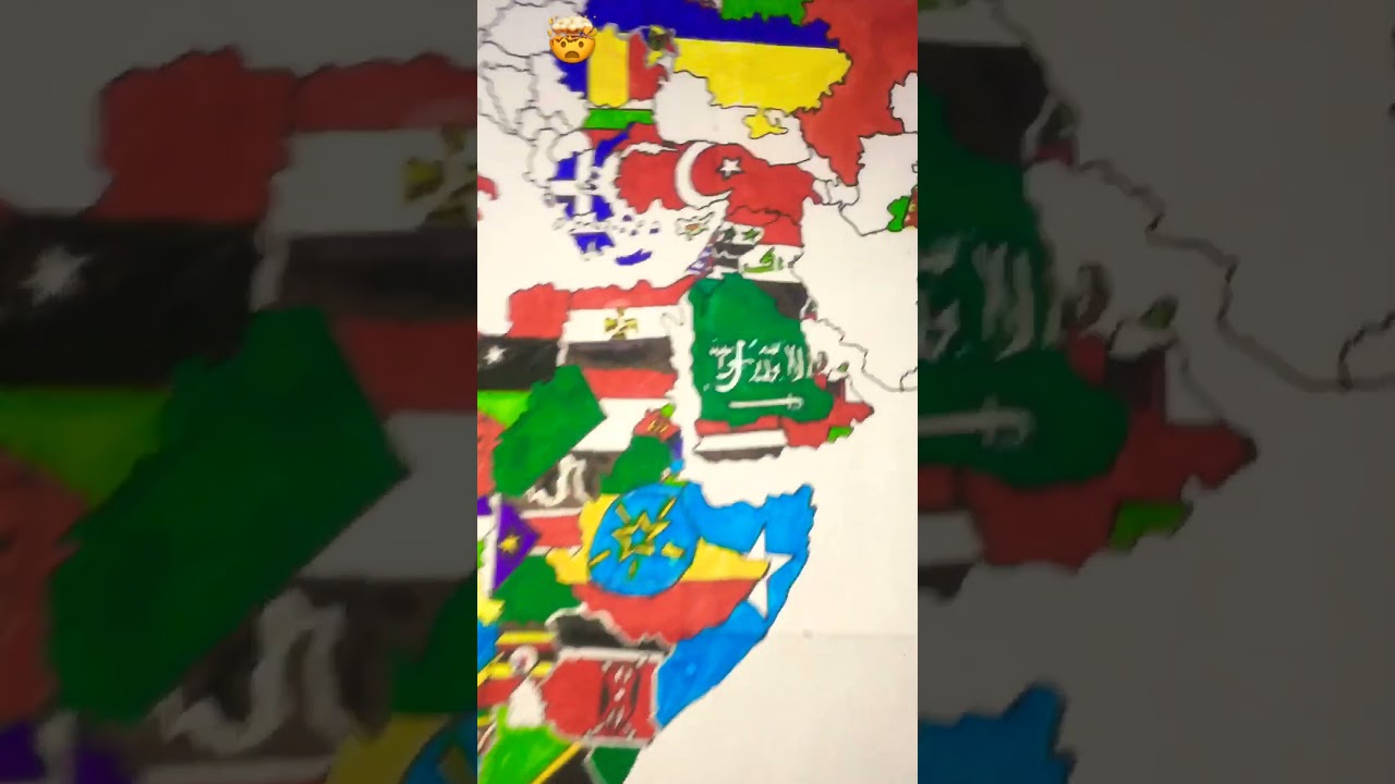Drawing world map 🤯 (part-7) #shreeram #viral #shorts