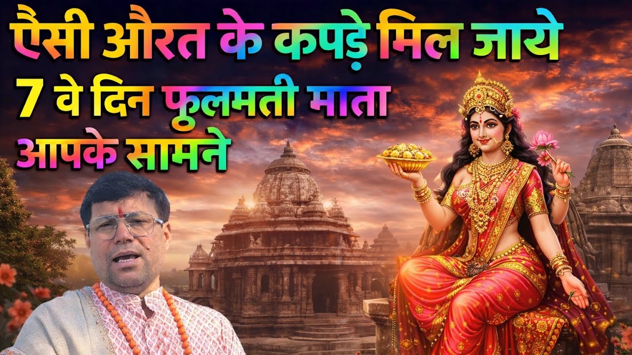 ऐसी औरत के कपड़े मिल जाये।। सिर्फ 7 वे दिन फूलमती माता आपके सामने।।