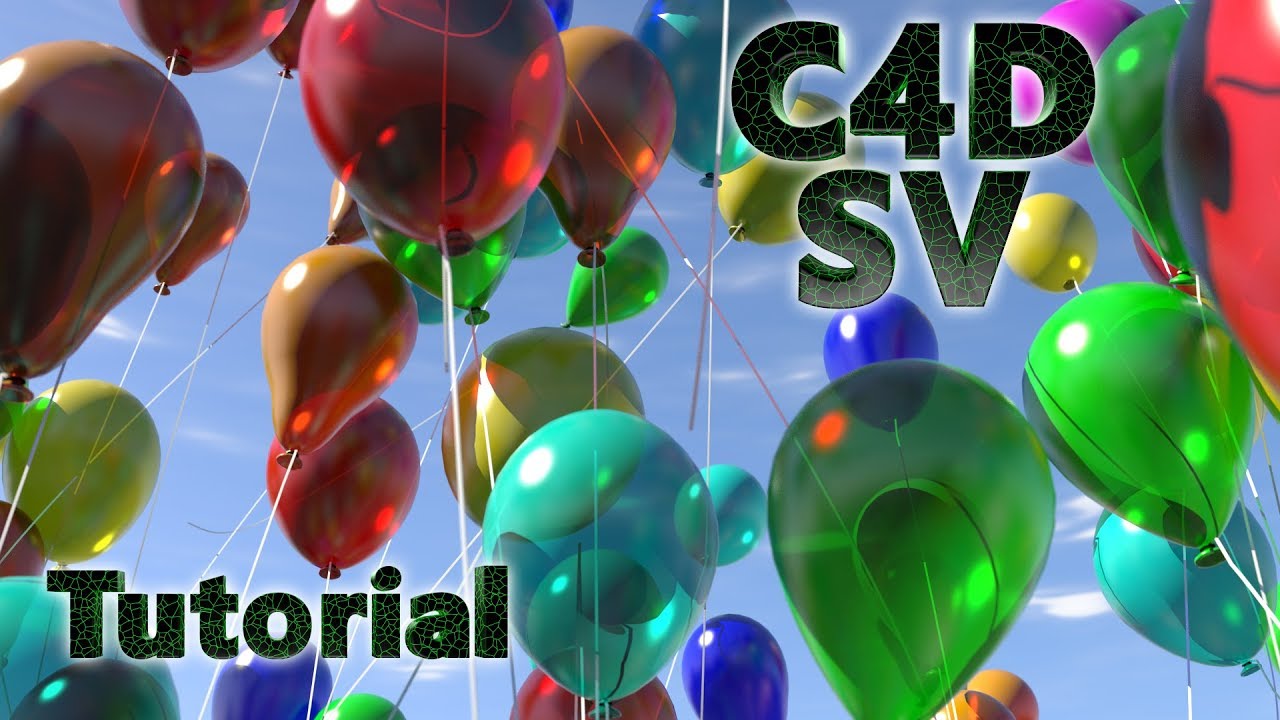 Cinema 4D Tutorial / Redshift Render / Balloons