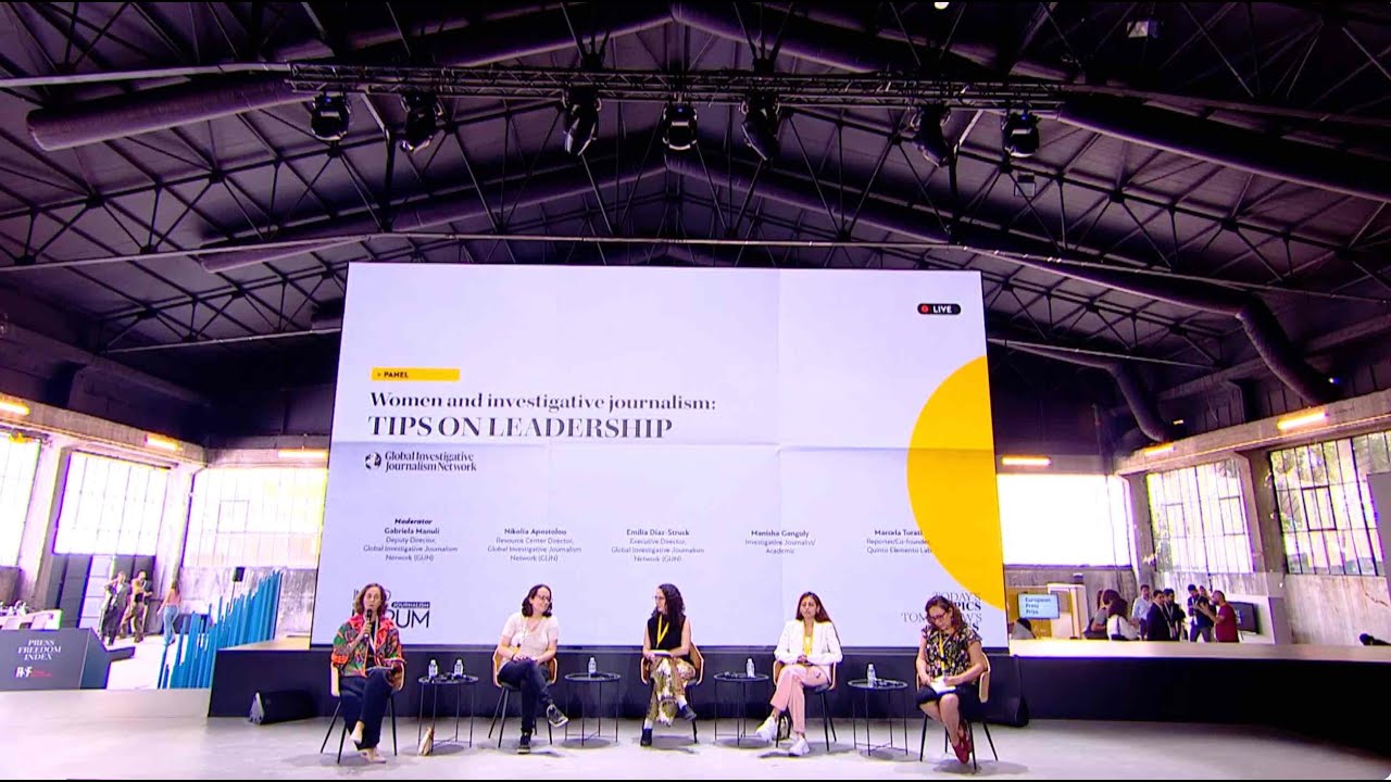 Women and investigative journalism: Tips on leadership I 2023