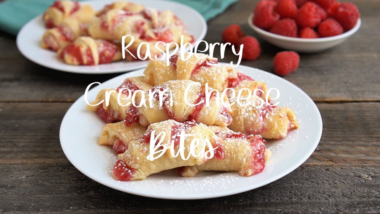 Raspberry Cream Cheese Bites