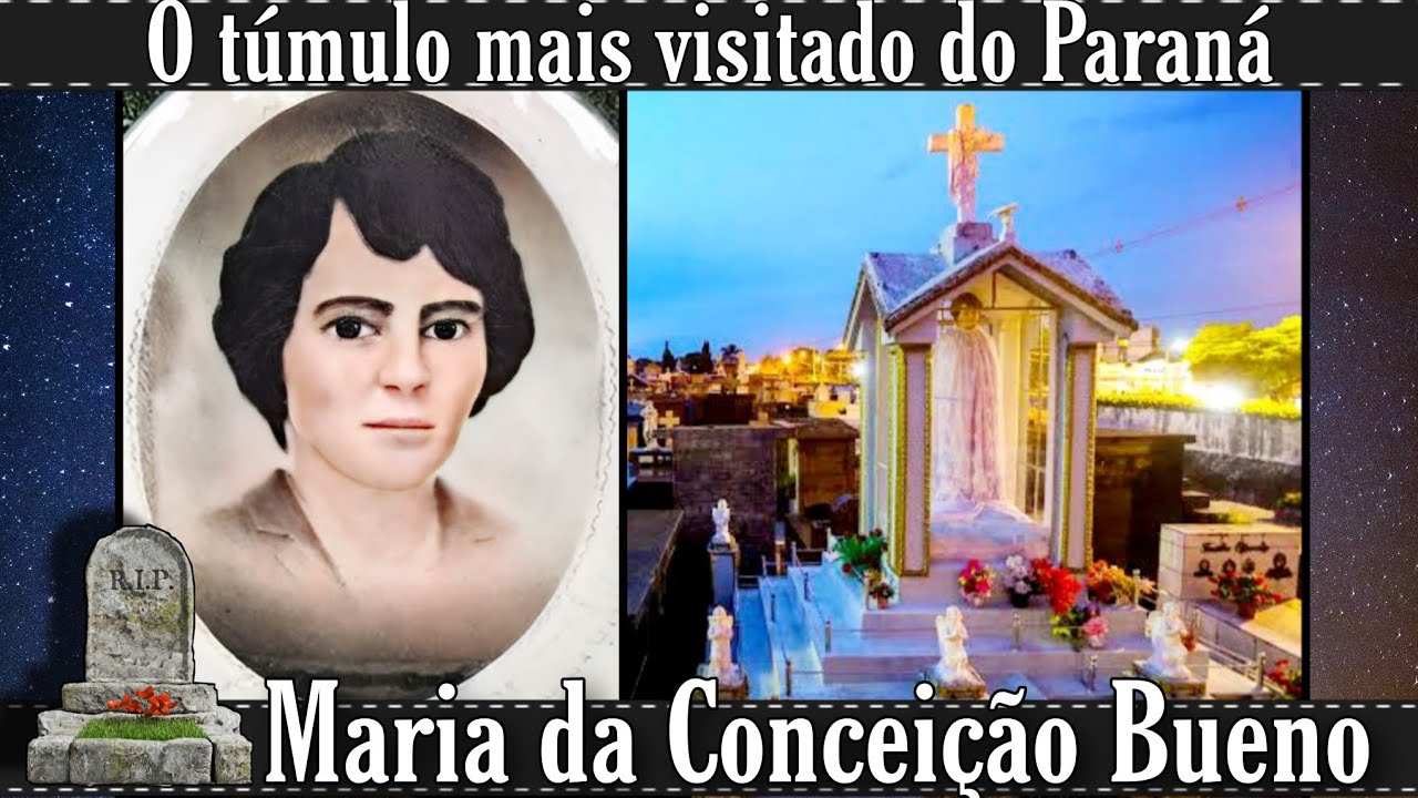 Túmulo de Maria Bueno | Cemiterio Municipal São Francisco de Paula, Paraná.