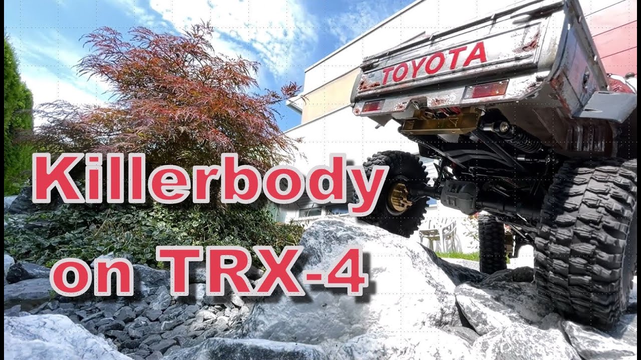 Upgrade Killerbody Land Cruiser and connect it with Traxxas TRX-4 chassis