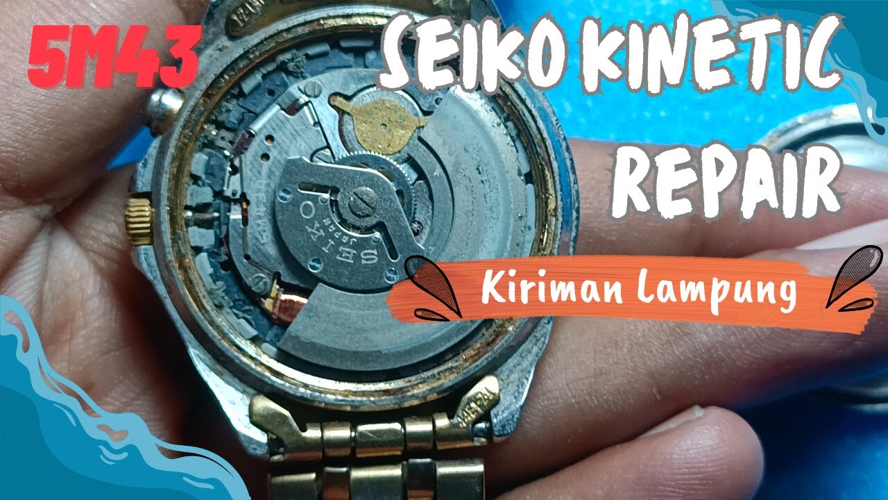 Seiko Kinetic 5m43 | Repair | Lampung