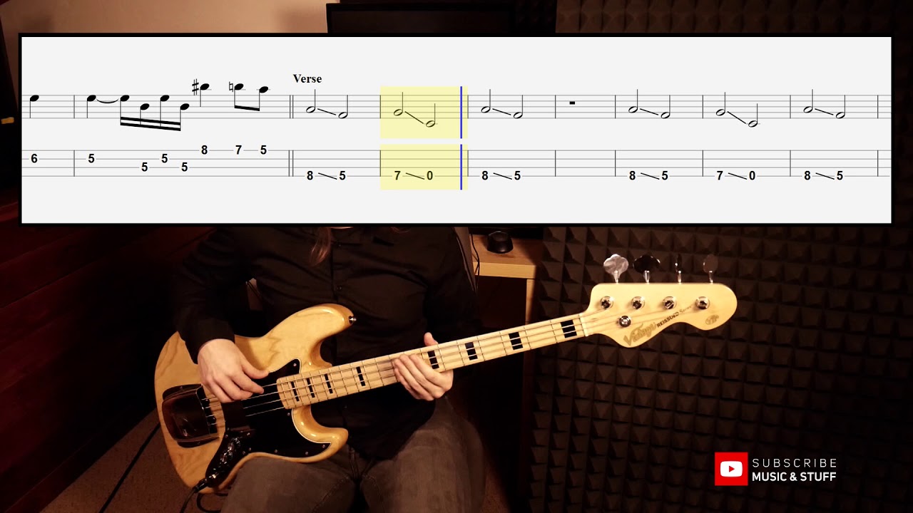 Coolio - Gangsta's Paradise (bass cover by Harry)
