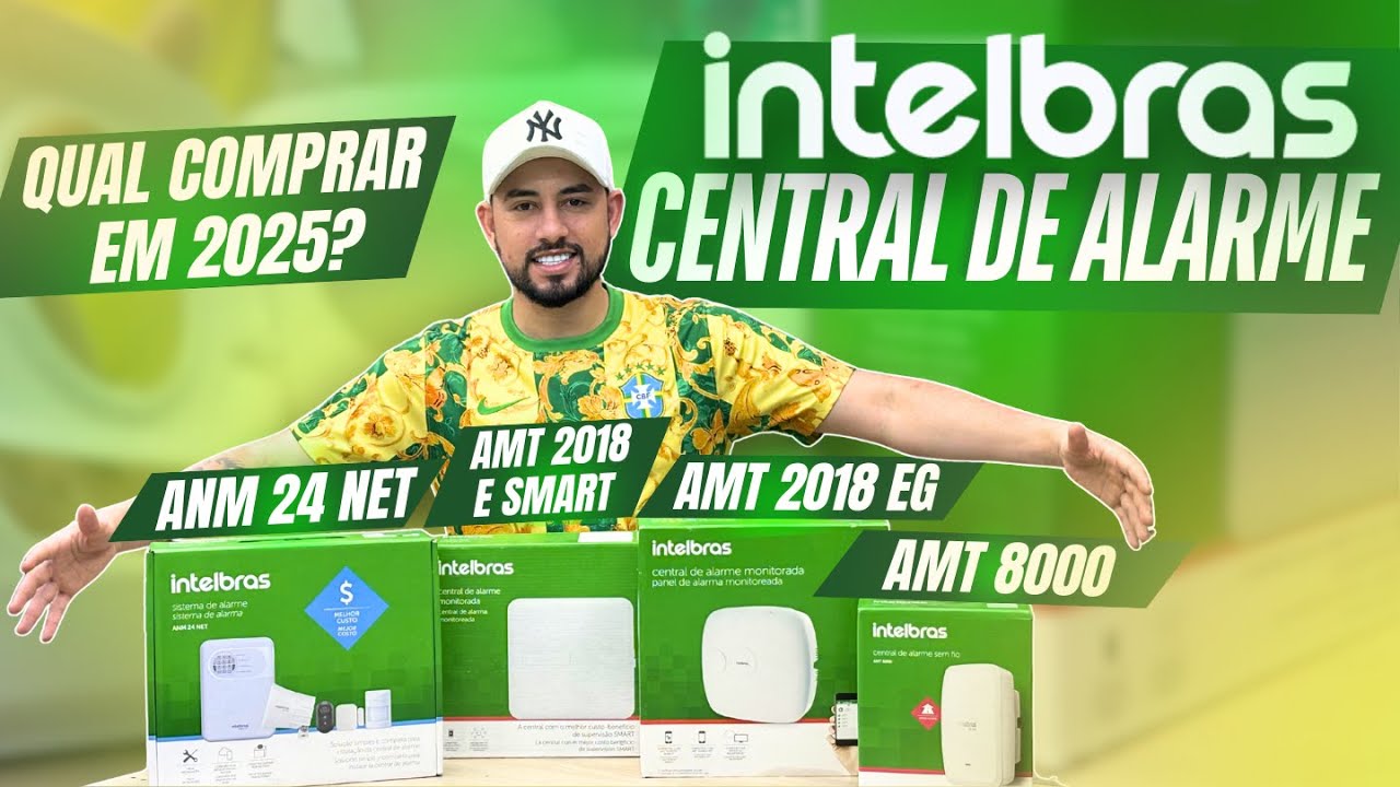 Qual CENTRAL DE ALARME INTELBRAS comprar em 2026? |ANM24 NET x AMT2018 E SMART x AMT2018EG x AMT8000