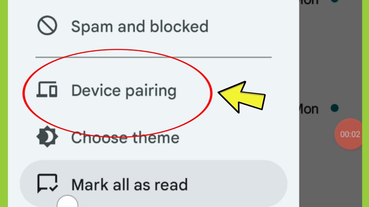 Google Messages | Device Pairing Setting in Oneplus Nord Ce3