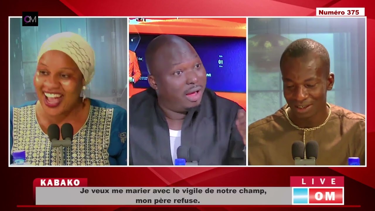 OMLive: #KABAKONuméro 375 / Je veux me marier avec le vigile de notre champ, mon père refuse.