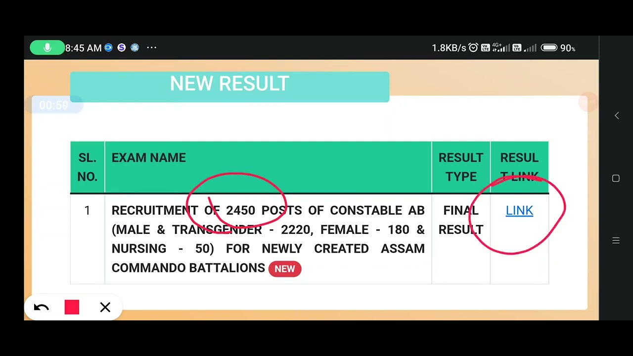 Assam Police Results Declared 2022