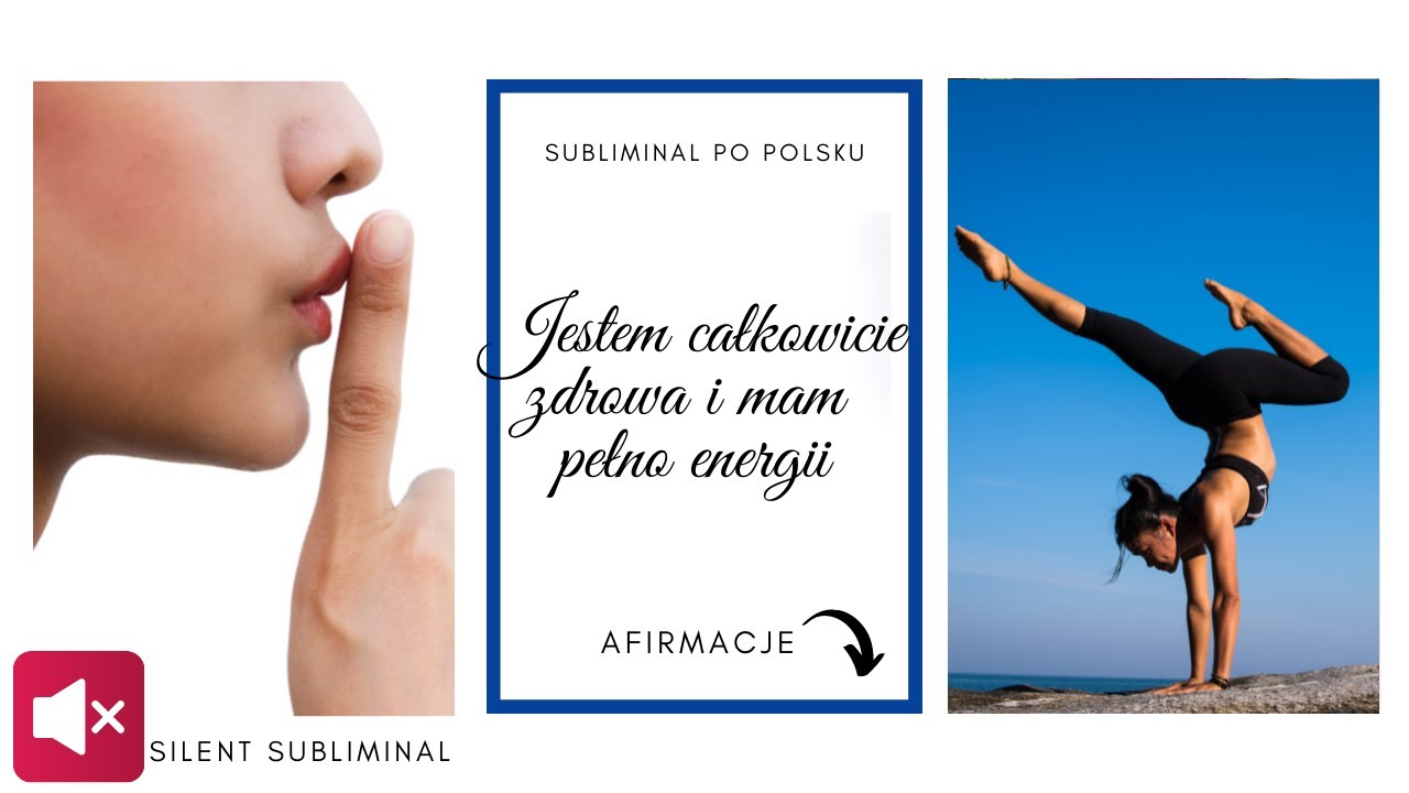 Jestem całkowicie zdrowa i mam pełno energii 🙌🌱 SILENT SUBLIMINAL