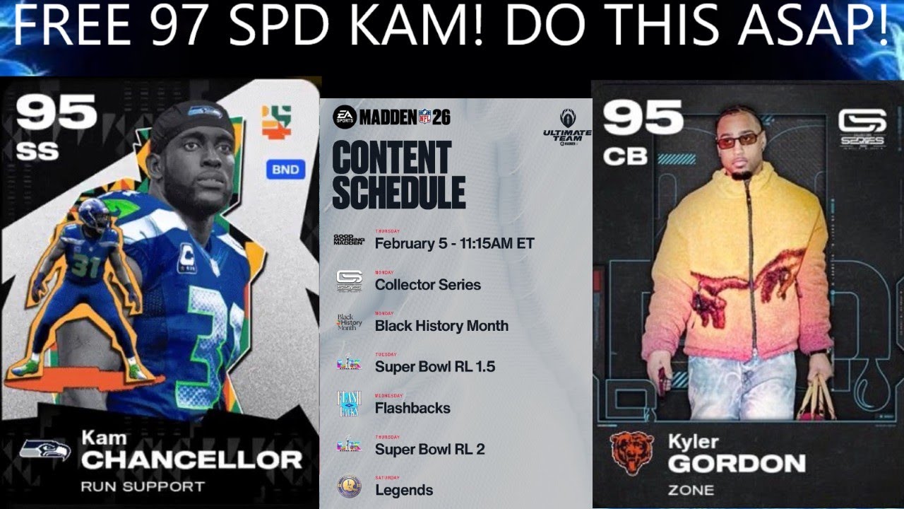 INSANE FREE 97 SPEED KAM CHANCELLOR! COLLECTOR SERIES & BHM PROMOS ARE LIVE!