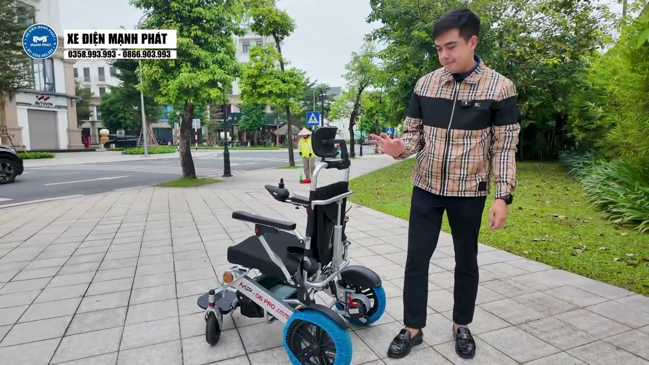 GIỚI THIỆU CHI TIẾT XE LĂN ĐIỆN NHẬP KHẨU CAO CẤP NHẤT MP-06 PRO !! Quá đáng tiền 