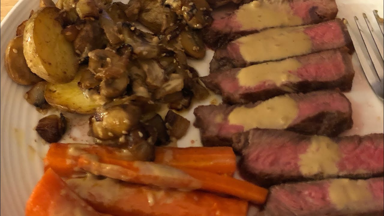 PART #1.  Steaks Tonight, Carrots,Smash Potatoes,