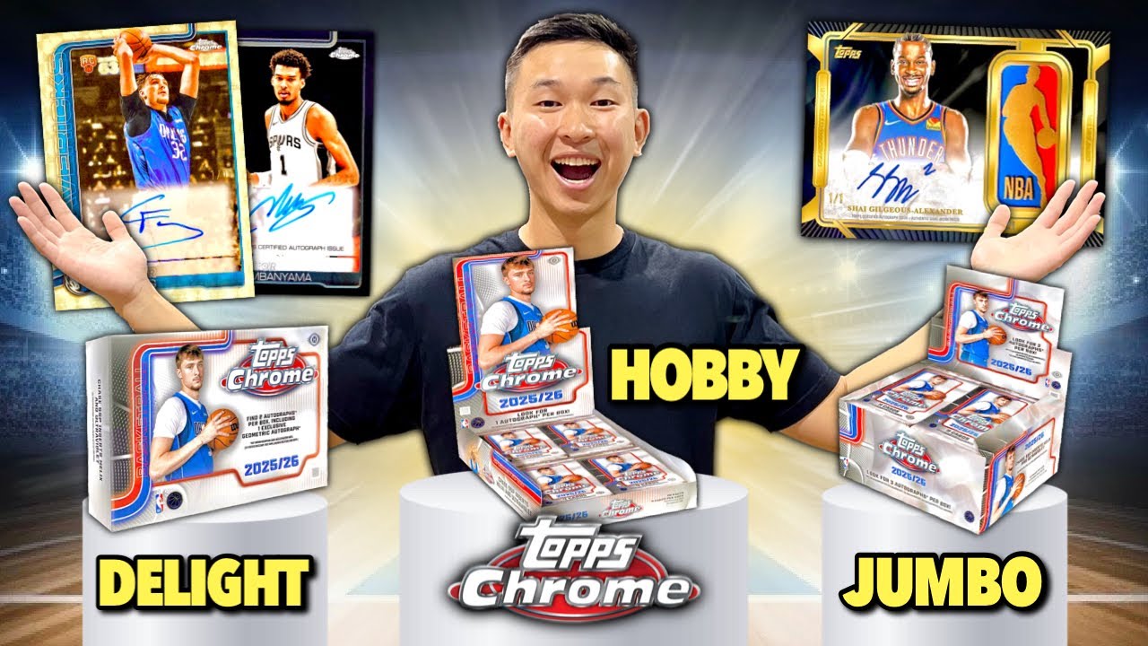 TOPPS CHROME BASKETBALL HAS OFFICIALLY RETURNED (BOOM)! 😱🔥 2025-26 TC Hobby, Jumbo & Breaker Delight