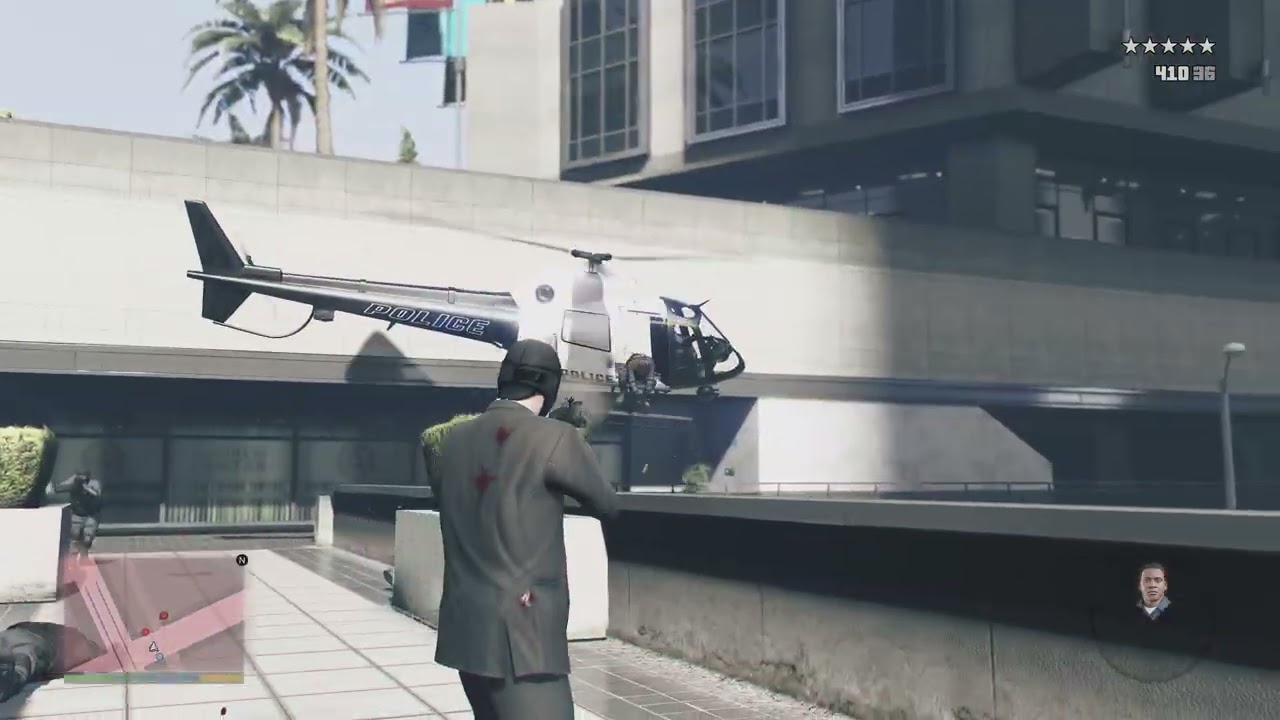 Jugando a GTA 5 49 último golpe