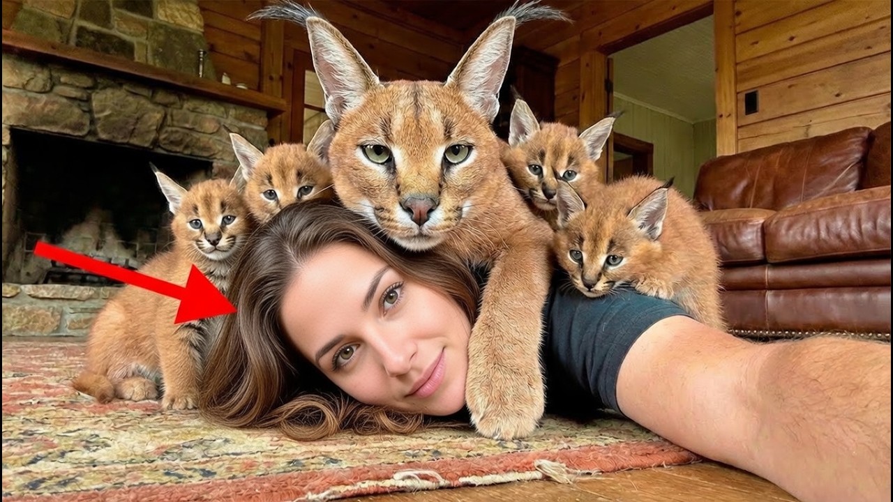 My Wild Guest took over! Rescued Mother Caracal's unexpected surprise