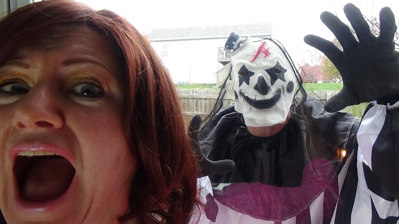Scary Clown in Backyard - Is this my Narcissistic EX BOYFRIEND?