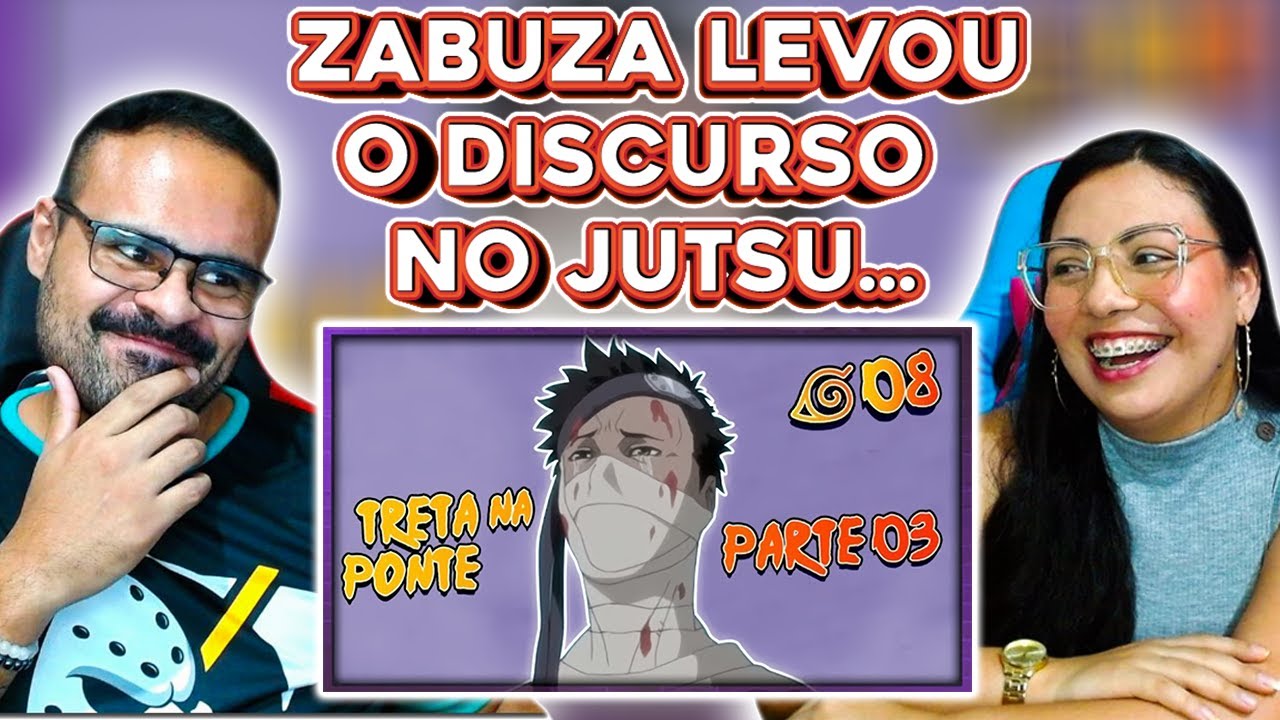 REACT EM CASAL Malandragem Ninja - Episódio 08 - TRETA NA PONTE (PARTE 3)