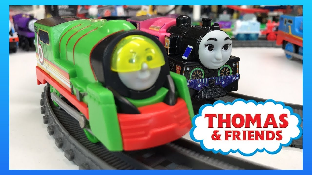 TURBO PERCY HYPER GLOW ASHIMA Thomas & Friends Trackmaster