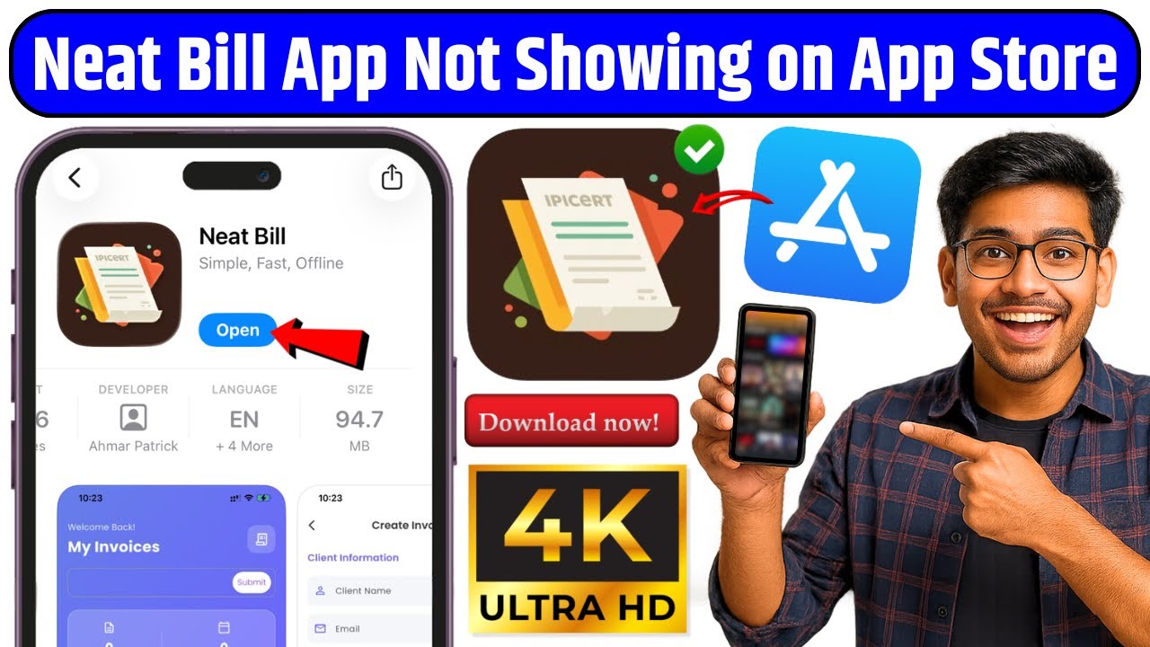 Neat Bill App Not Showing on App Store 100% Fixed | How to Install Neat Bill App on iPhone/iPad